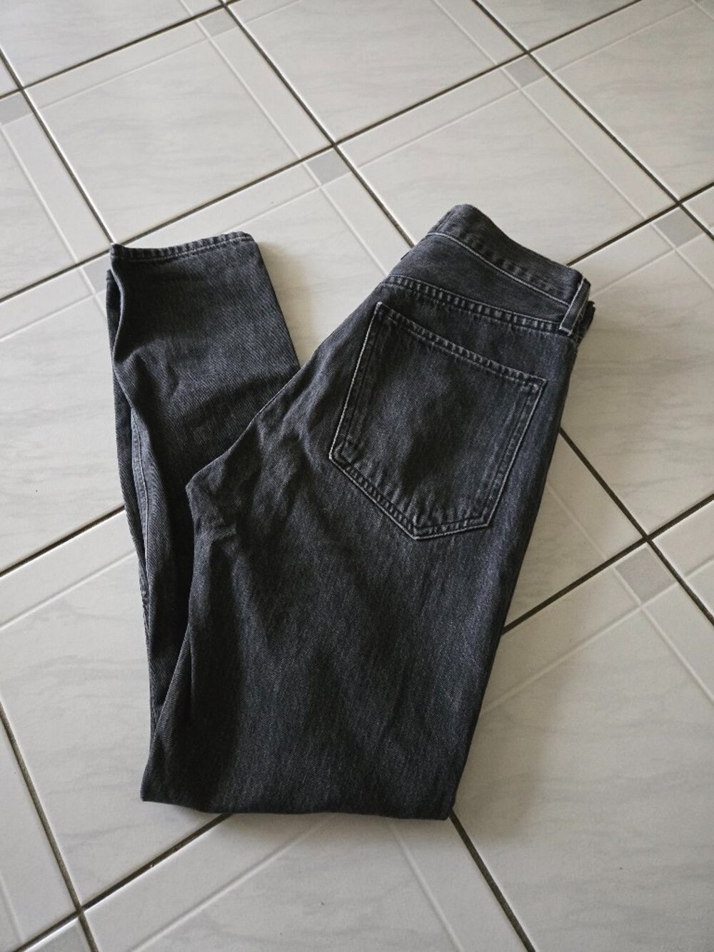 Agolde Jamie Black High Rise Jeans 25